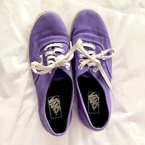 Vans Purple Canvas Sneakers